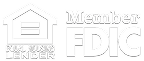 Member FDIC logo - Equal Housing Lender